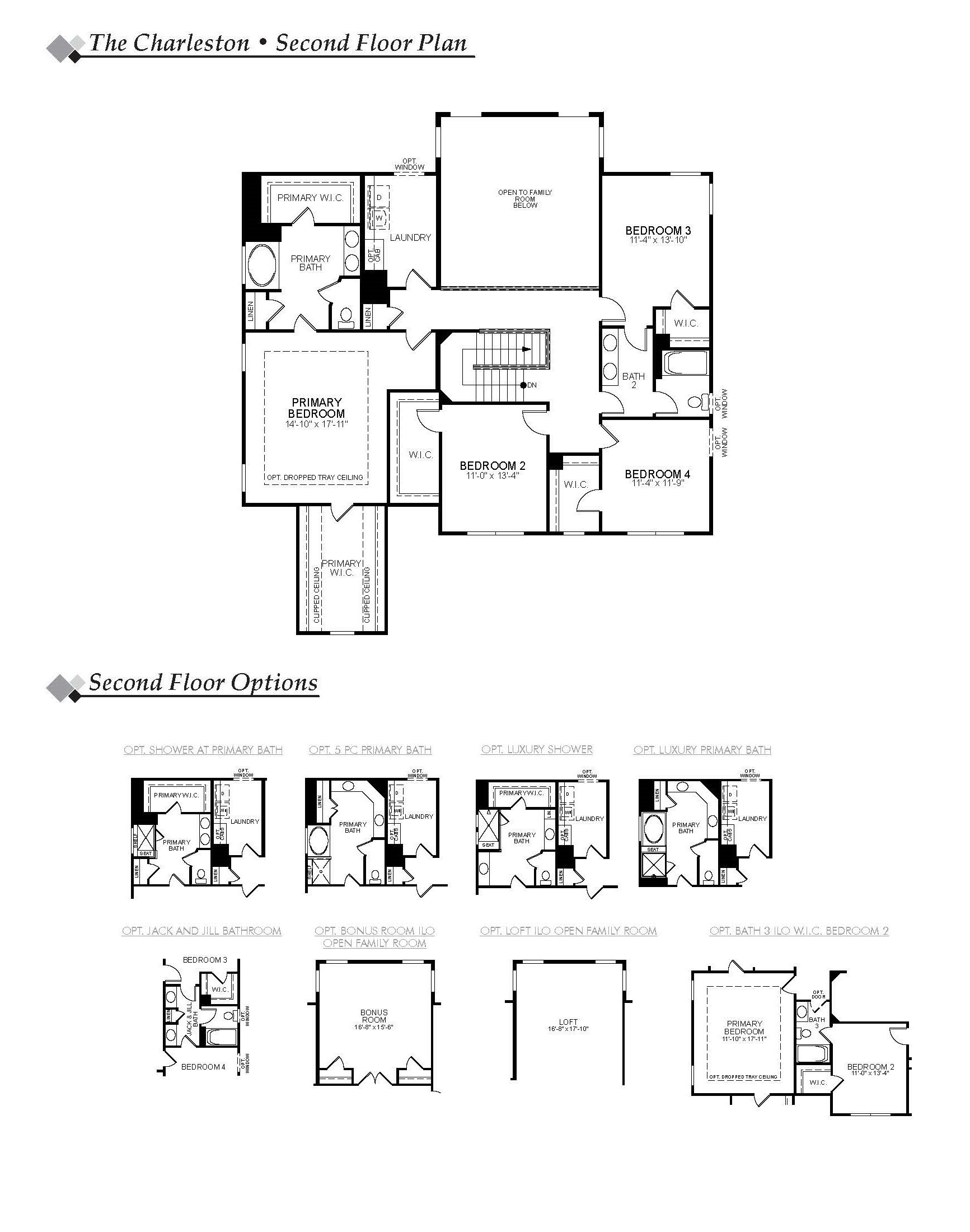 Charleston Floor Plan Carrington Eastwood Homes